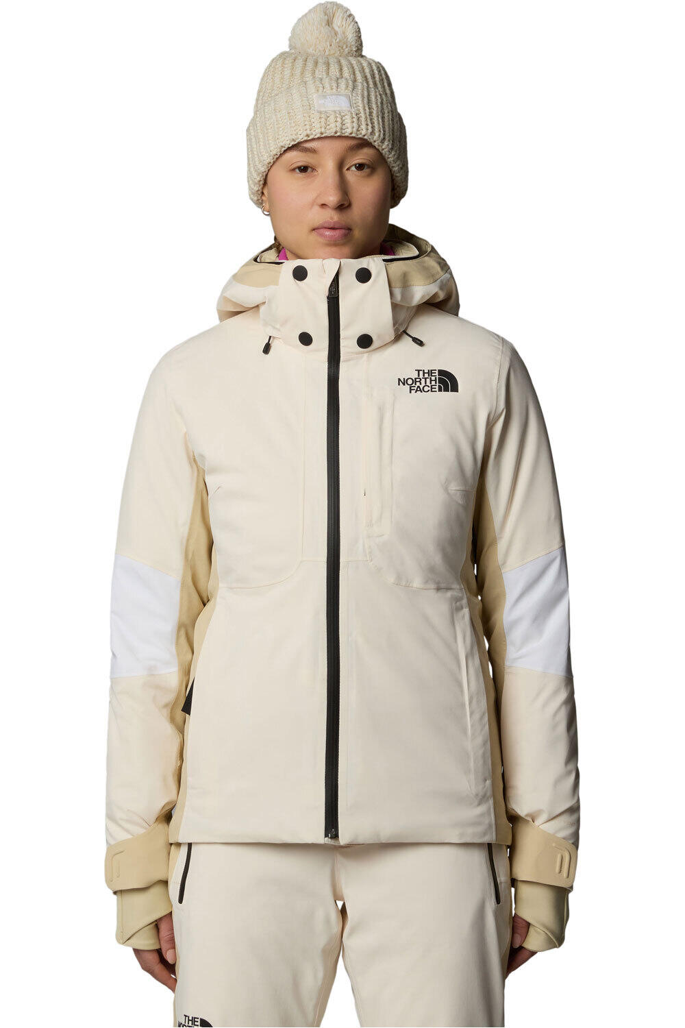 Lenado chaqueta esquí mujer Blanco (XL)