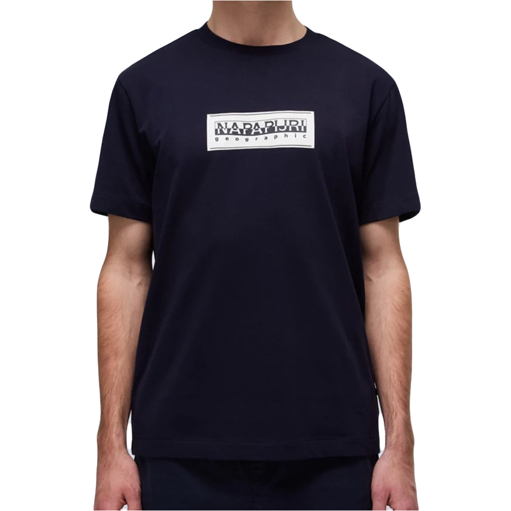 S-box logo camiseta manga corta hombre Marino (S)