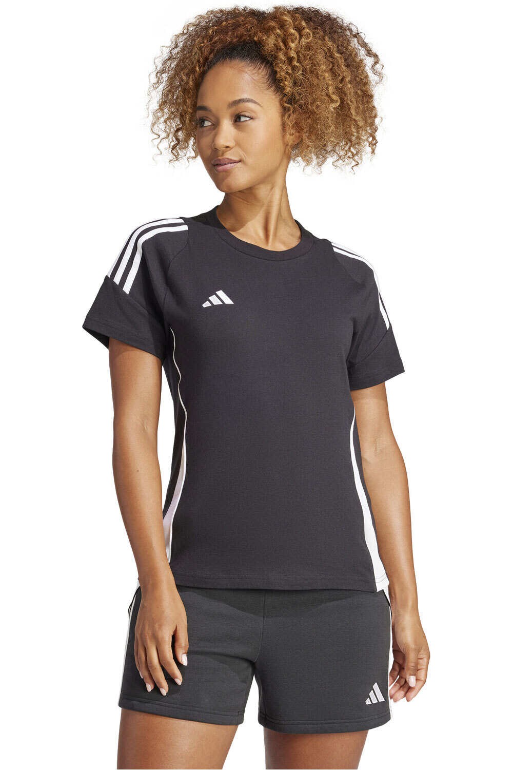 Tiro24 camisetas fútbol manga corta Negro (L)