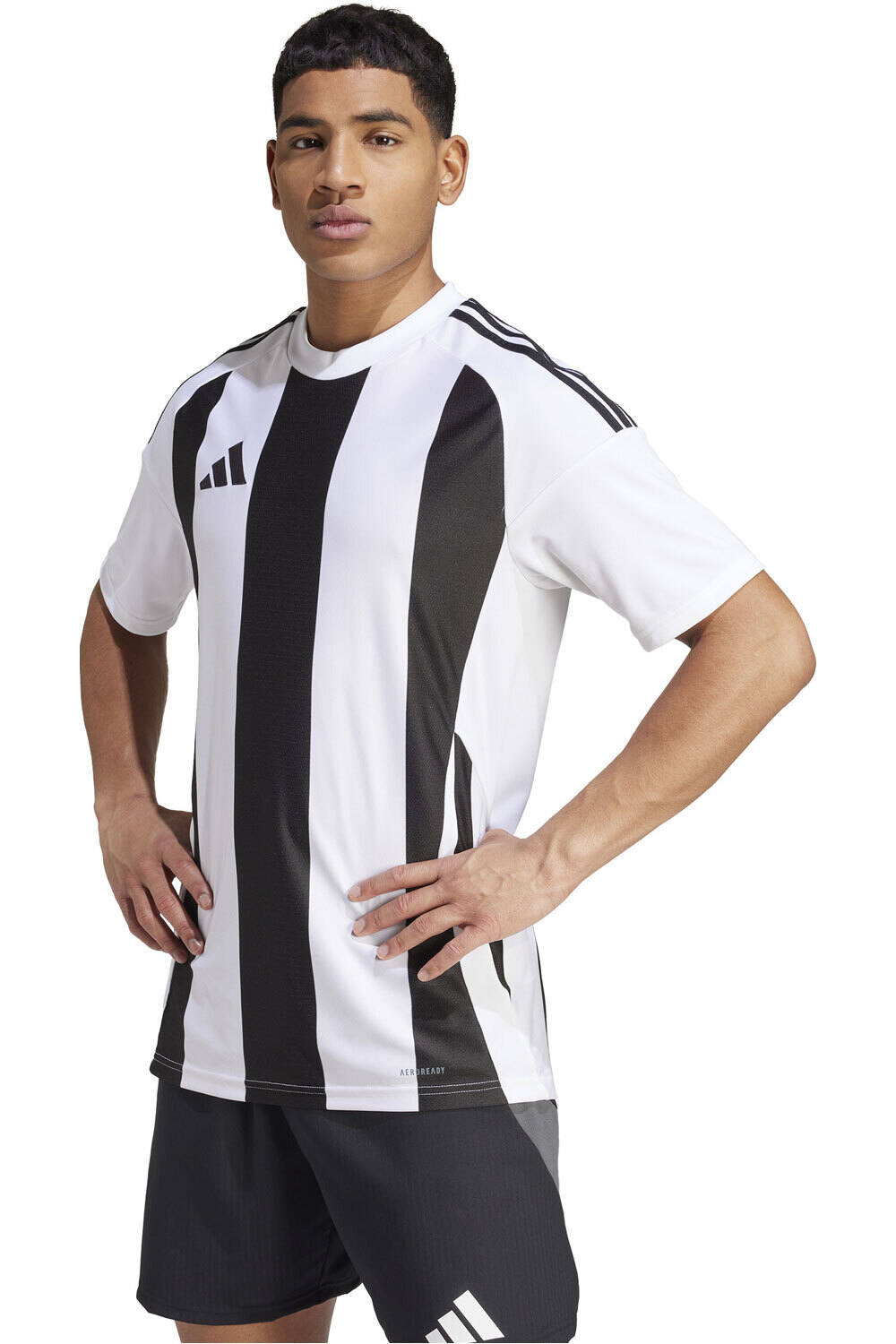 Striped 24 camisetas fútbol manga corta Blanco (XXXL)