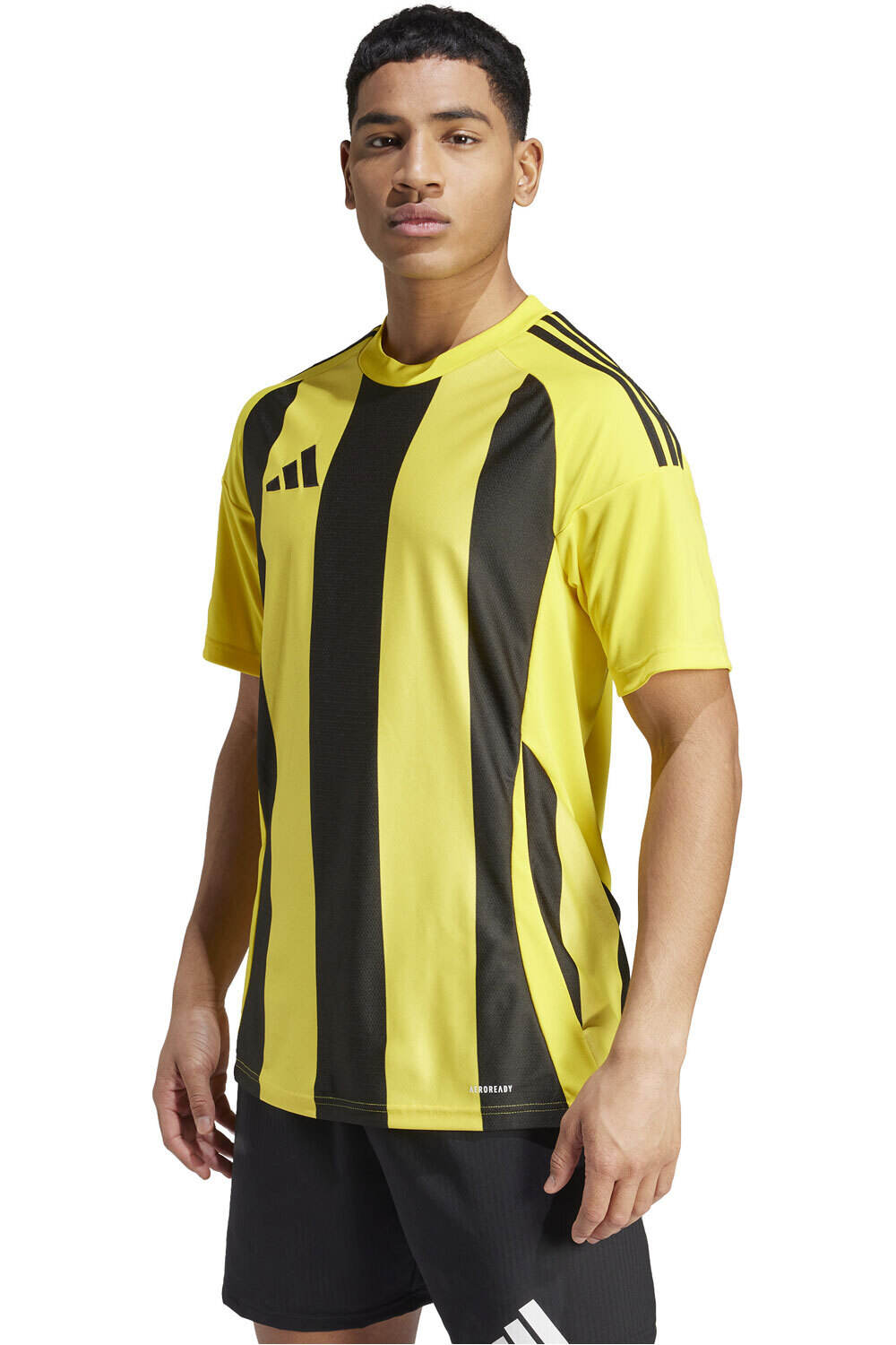 Striped 24 camisetas fútbol manga corta Amarillo (M)