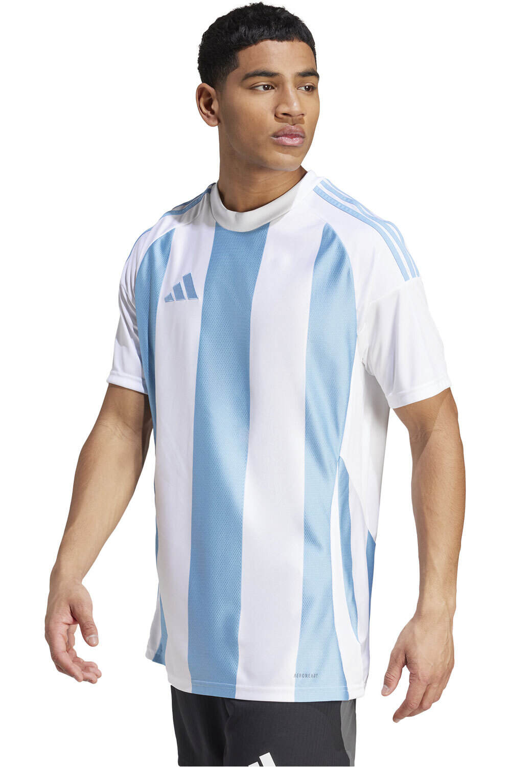 Striped 24 camisetas fútbol manga corta Azul (XXL)
