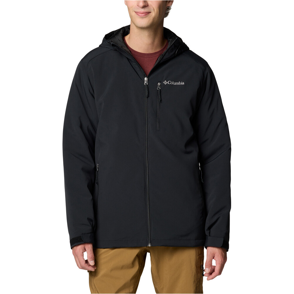 Gate racer ii chaqueta softshell hombre Negro (L)