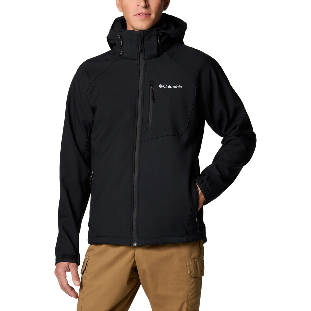 Cascade ridge iii chaqueta softshell hombre Negro (S)