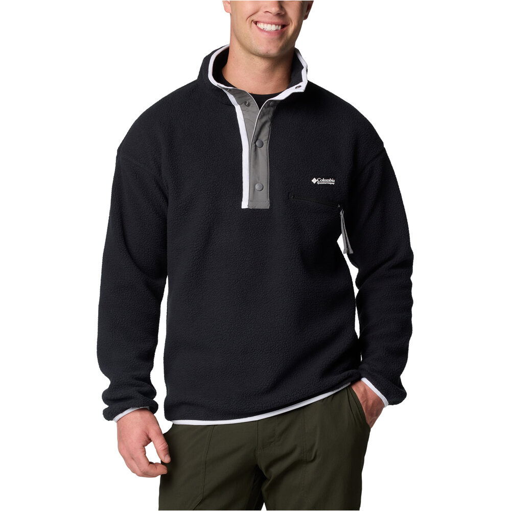 Helvetia ii forro polar hombre Negro (XXL)