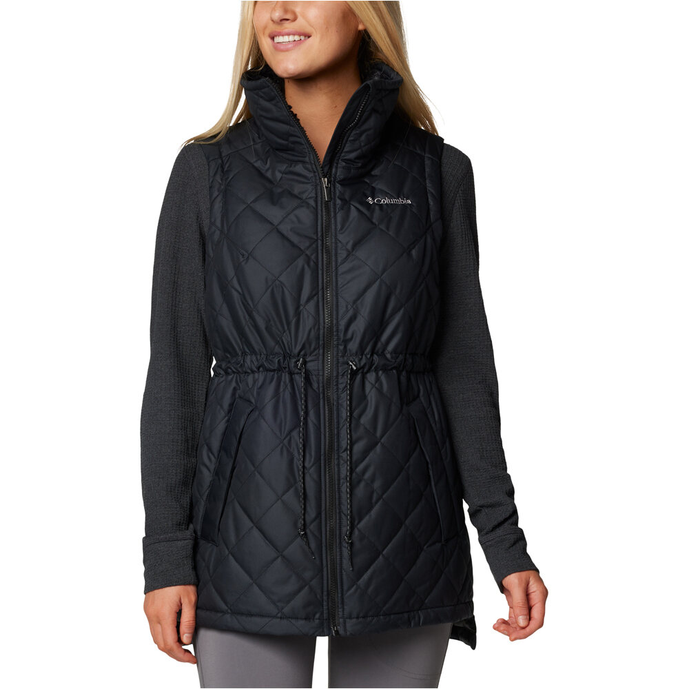 Copper crest ii mid chaleco outdoor mujer Negro (S)