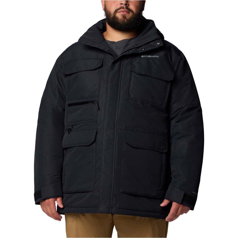 Landroamer ii chaqueta impermeable insulada hombre Negro (3X)