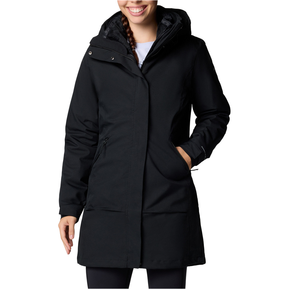 Columbia pulaski ii chaqueta impermeable insulada mujer