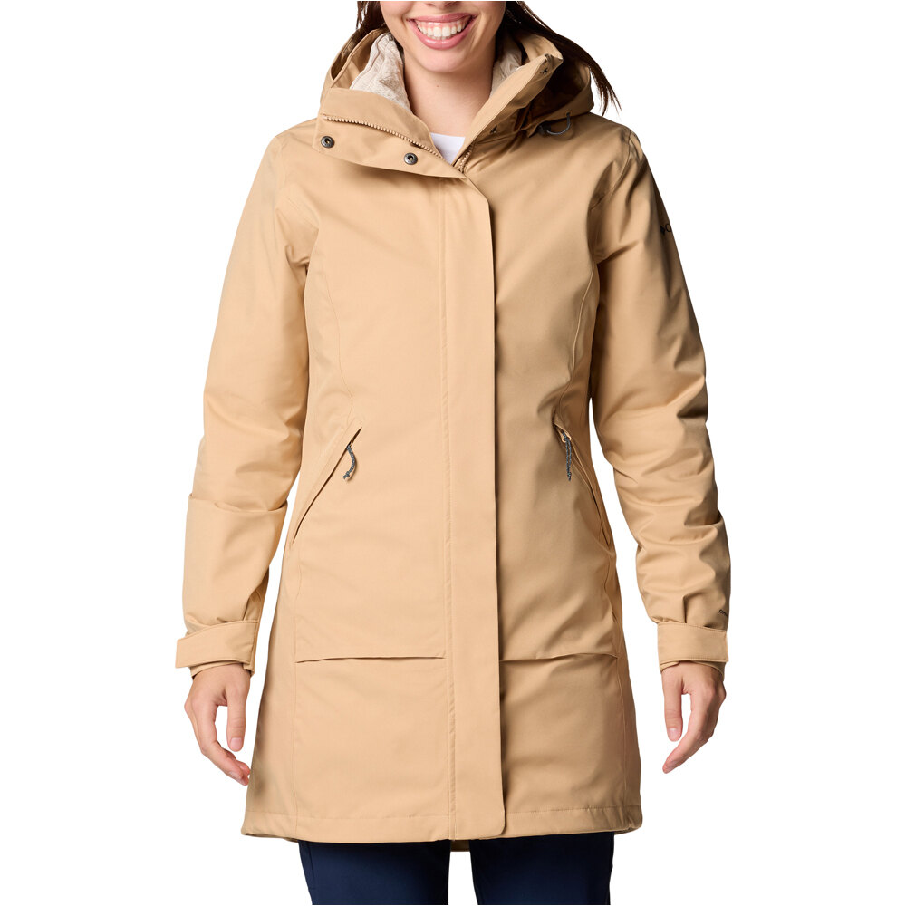 Columbia pulaski ii chaqueta impermeable insulada mujer