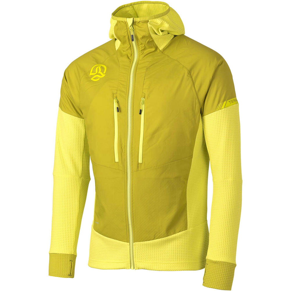 Agile hybrid forro polar hombre Amarillo (XXL)