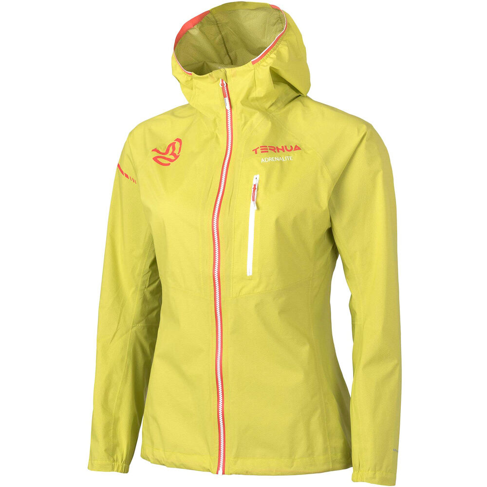 Cyclone chaqueta impermeable mujer Amarillo (XL)