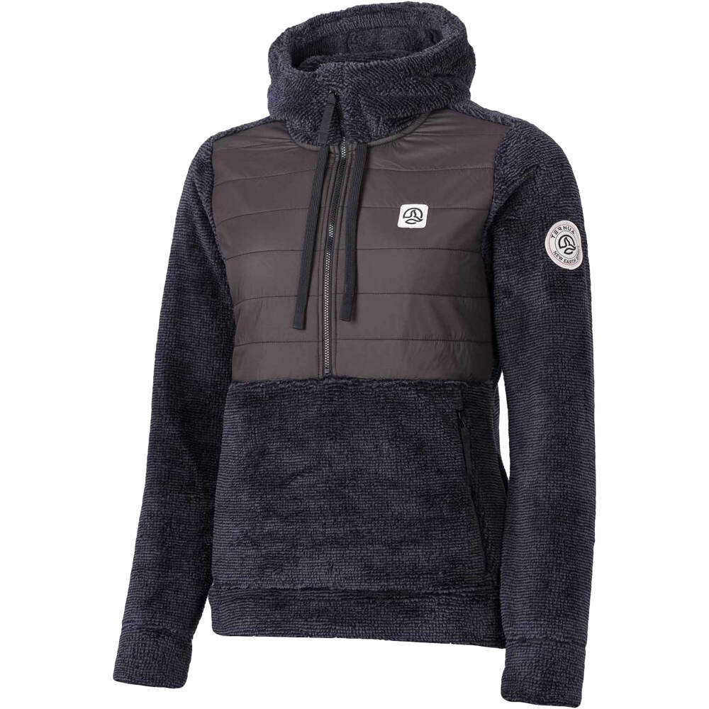 Red cove Sudaderas Montaña Mujer Negro (XXL)