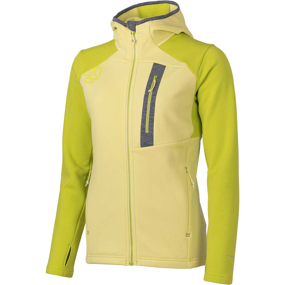 Punjak forro polar mujer Amarillo (L)