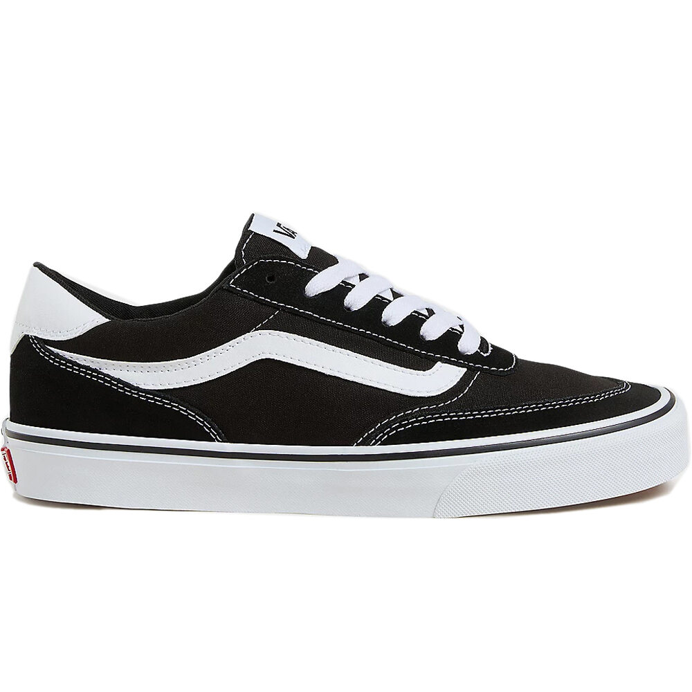 Brooklyn ls suede/canvas zapatilla moda hombre Negro (40)