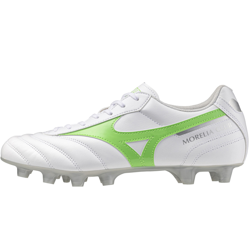 Morelia ii club md botas de futbol cesped artificial Blanco (44,5)
