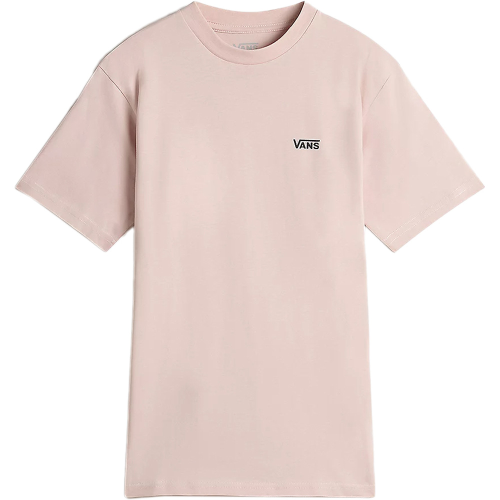 Left chest logo camiseta manga corta mujer Rosa (S)
