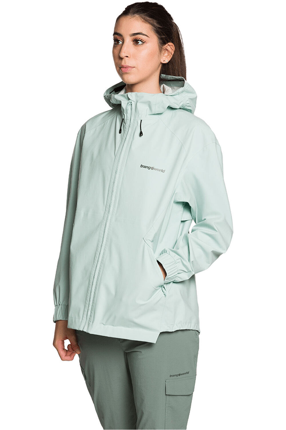 Naivasha chaqueta impermeable mujer Azul (XL)