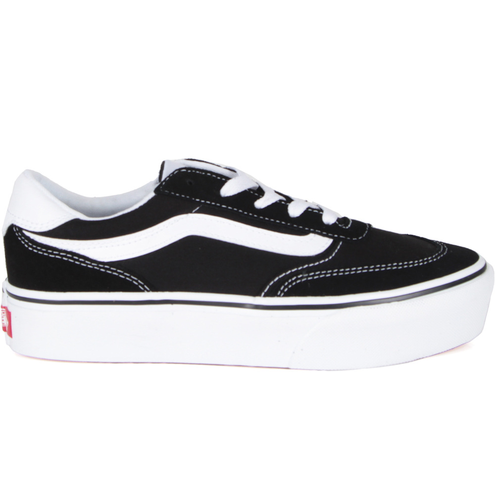 Brooklyn ls platform zapatilla moda mujer Negro (39)