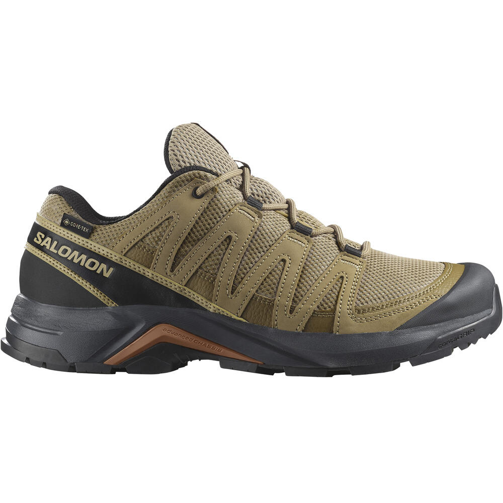 X-adventure recon gore-tex zapatilla trekking hombre Marron (46 2/3)