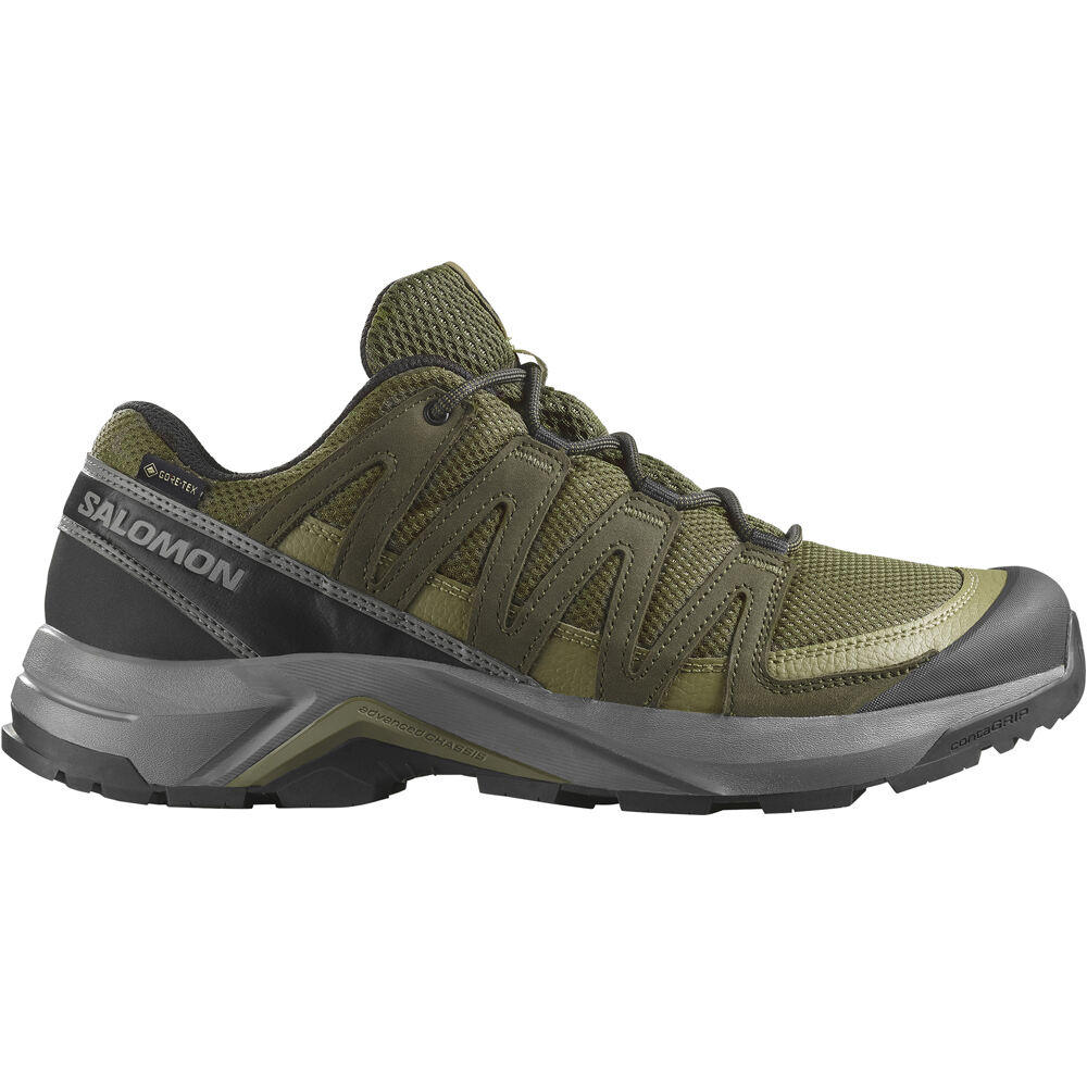 X-adventure recon gore-tex zapatilla trekking hombre Verde (44 2/3)