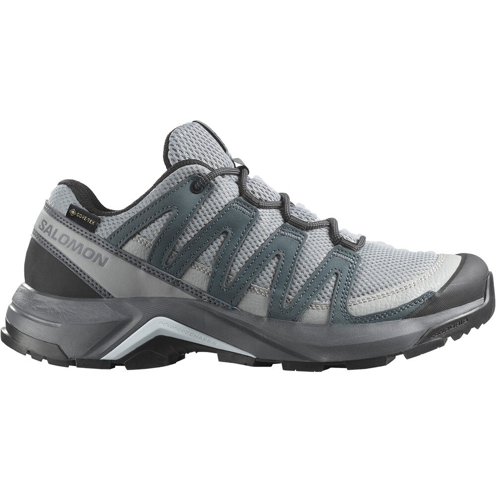 X-adventure recon gore-tex zapatilla trekking mujer Gris (40)