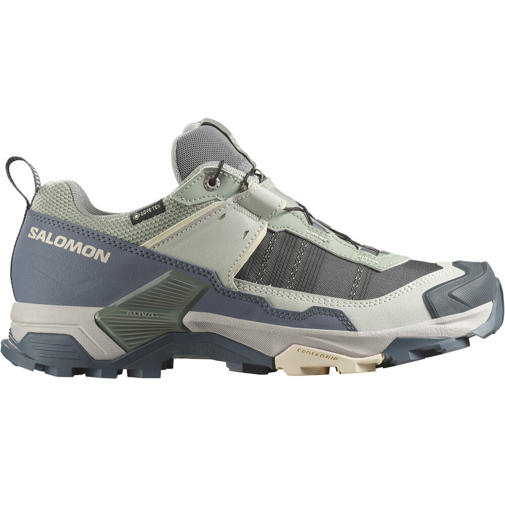 X ultra 5 gore-tex zapatilla trekking mujer Verde (43 1/3)