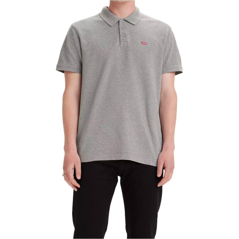 Housemark polo manga corta hombre Gris (XXL)