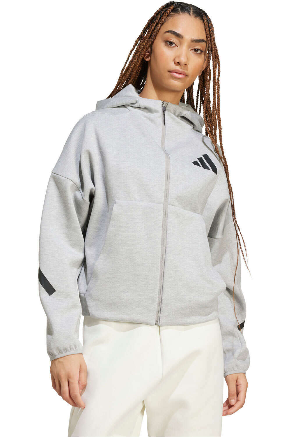 Zne sudadera mujer Gris (XXS)