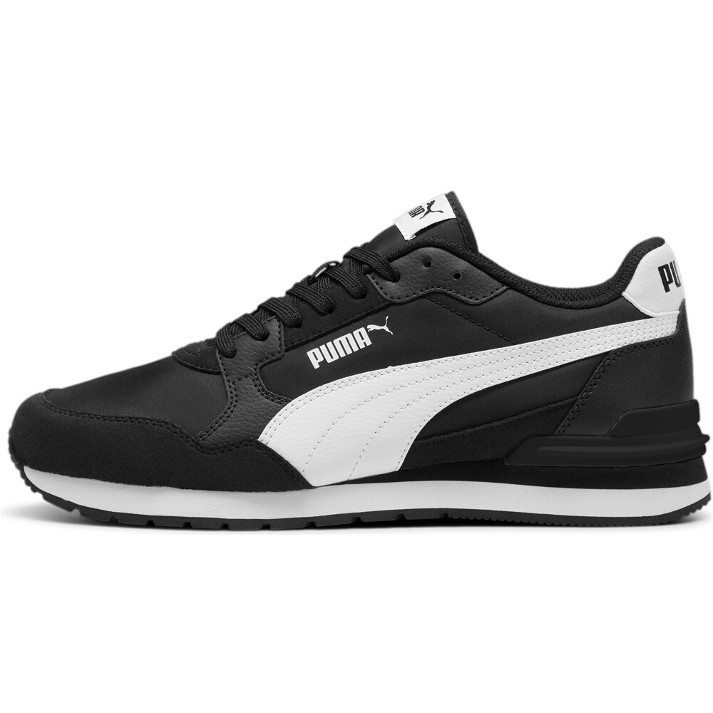 Street runner v4 zapatilla moda hombre Negro (44)