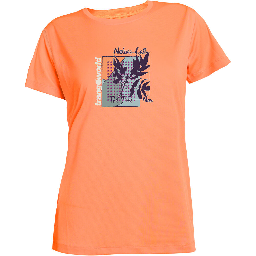 Hontoria camiseta montaña manga corta mujer Naranja (L)