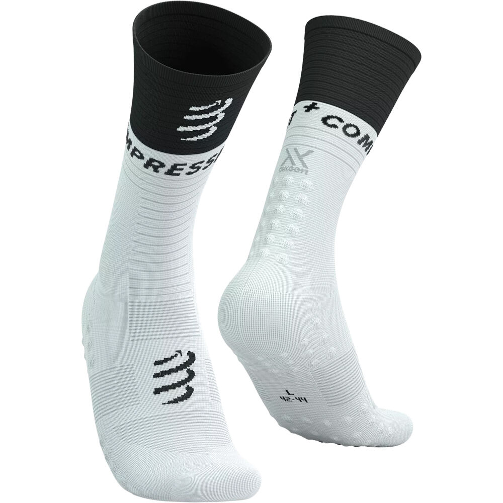 Mid compression socks v20 calcetines running Blanco (1)