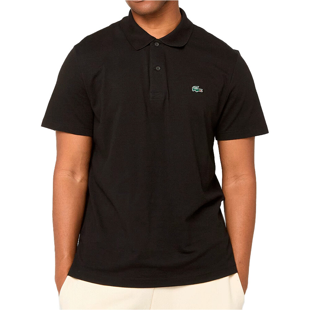 Entry polo manga corta hombre Negro (3)