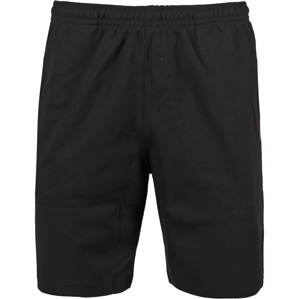 Short fleece bermudas hombre Negro (5)