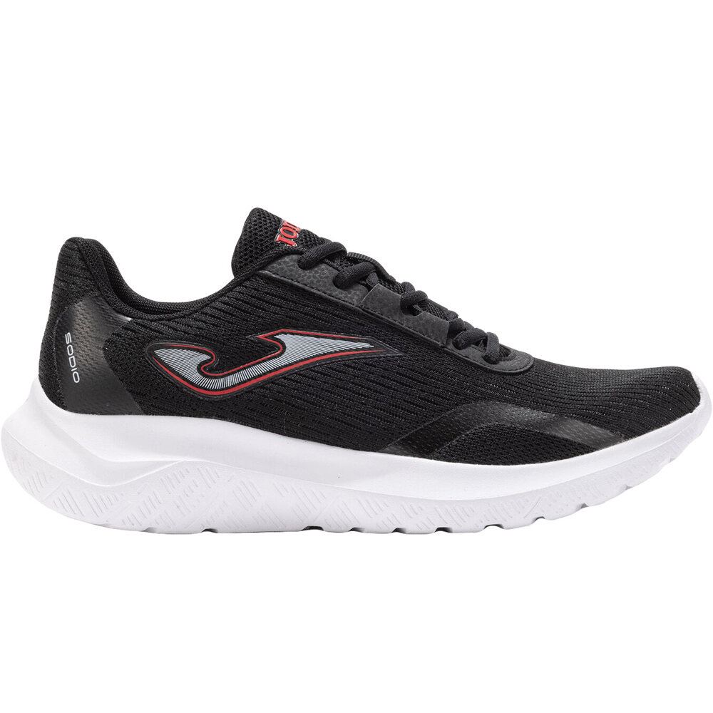 Sodio zapatilla running hombre Negro (46)