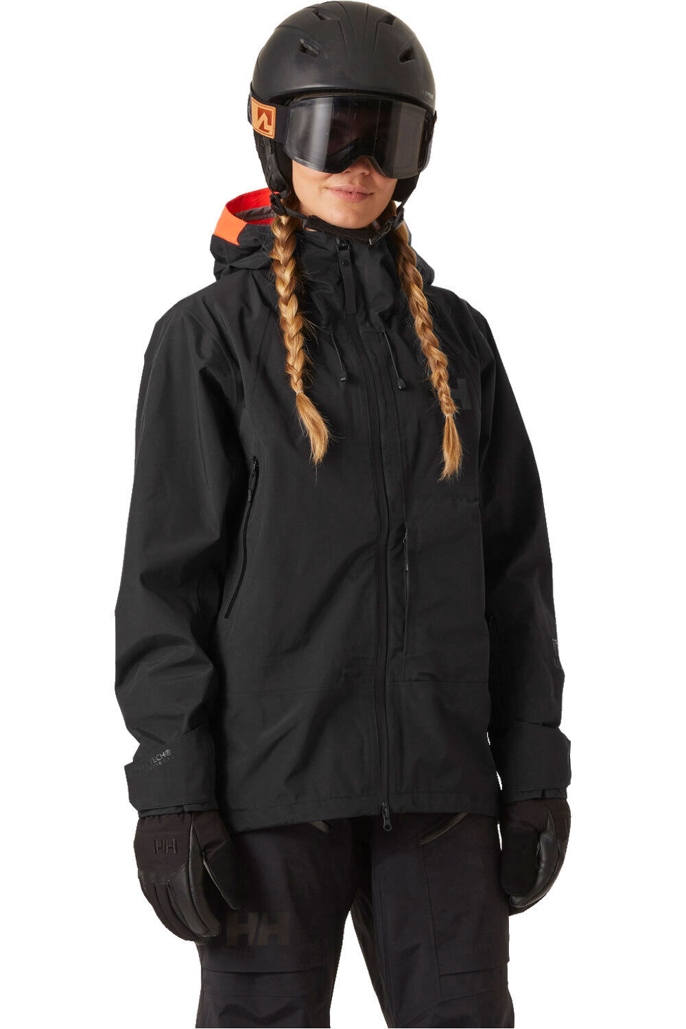 Sogn chaqueta esquí mujer Negro (XL)