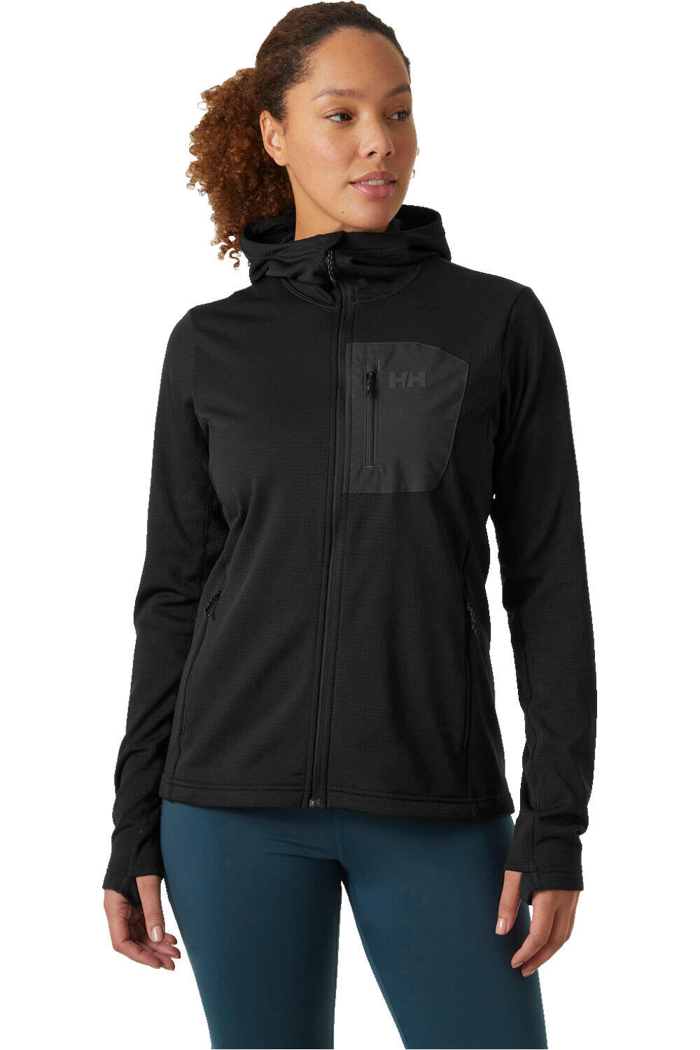 Versalite forro polar mujer Negro (M)