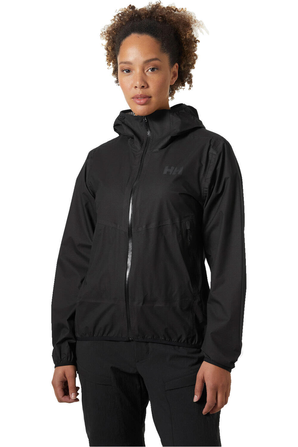 Verglas 25l chaqueta impermeable mujer Negro (XL)