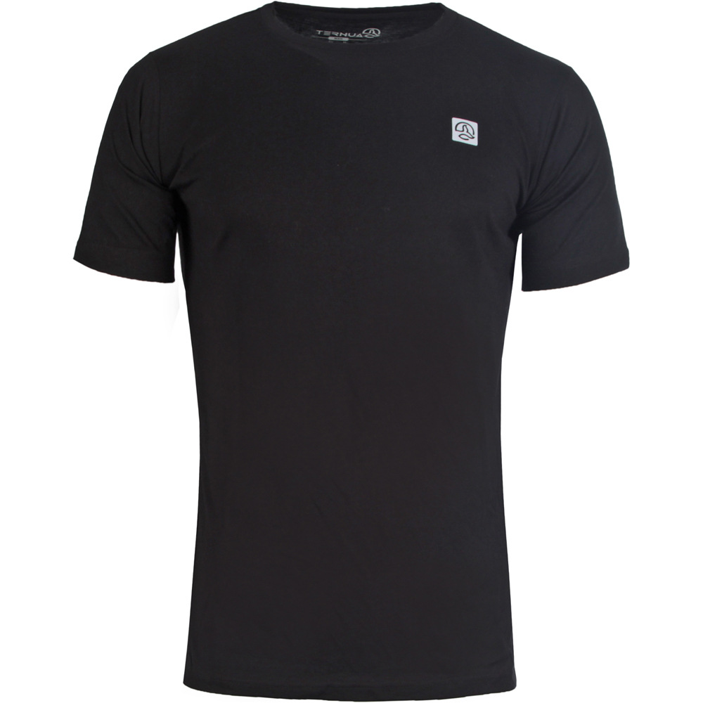 Azki camiseta montaña manga corta hombre Negro (XL)