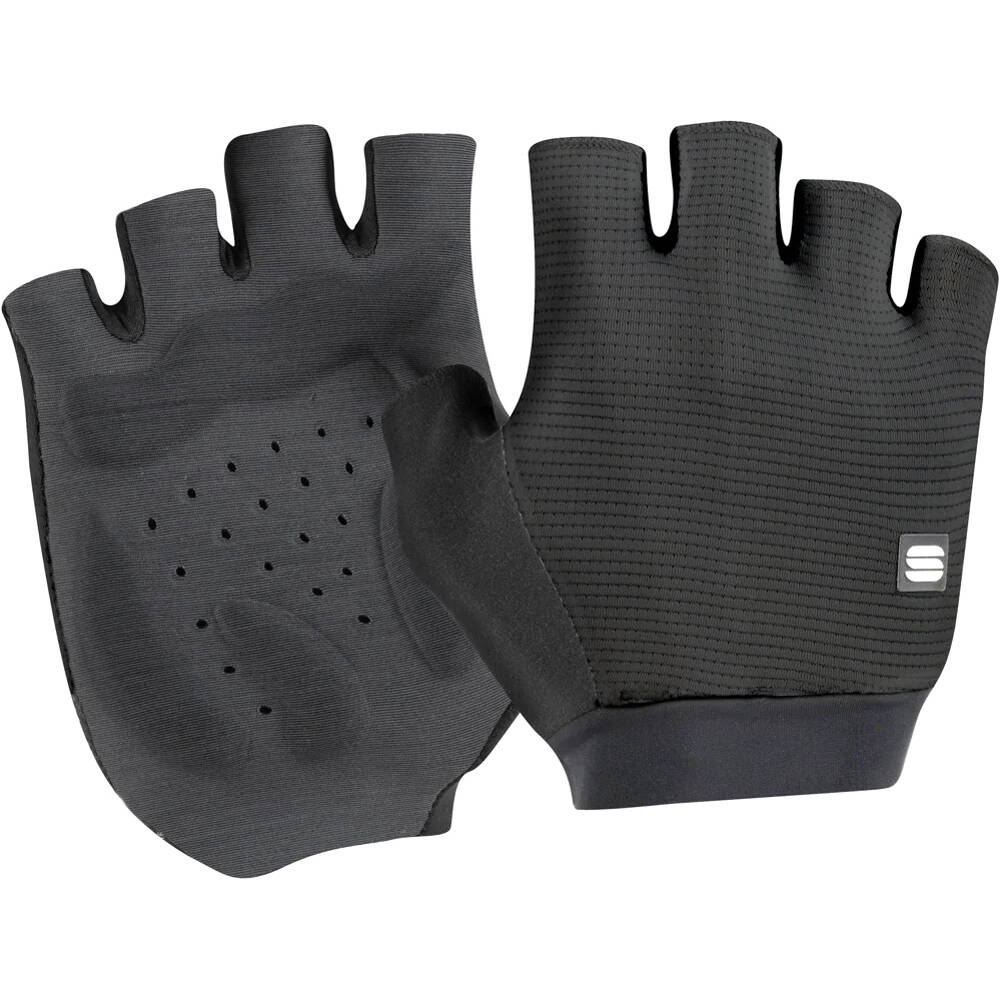 Padded gloves guantes cortos ciclismo Negro (XXL)
