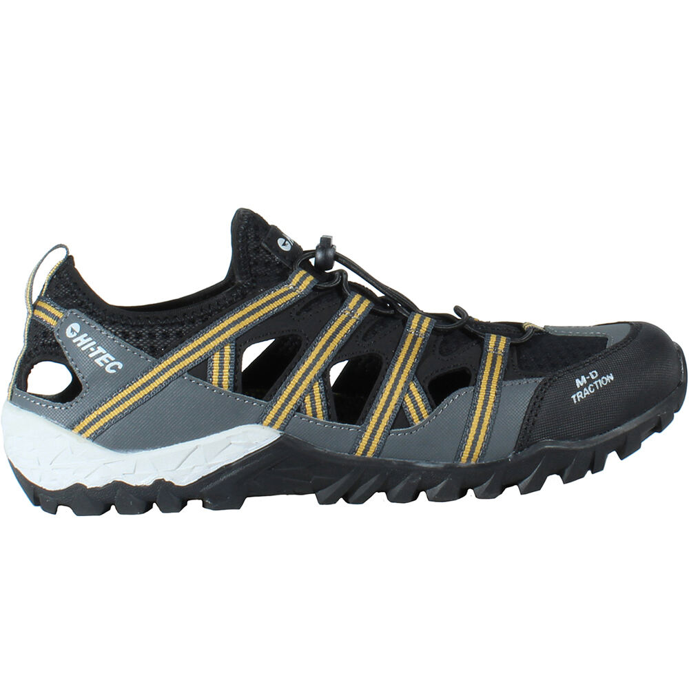 Pampa sandalias trekking hombre Negro (46)
