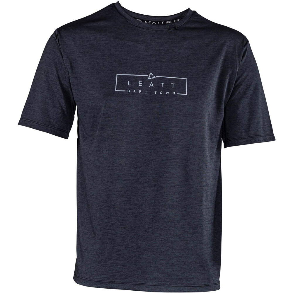 Mtb trail 10 camiseta ciclismo hombre Negro (M)
