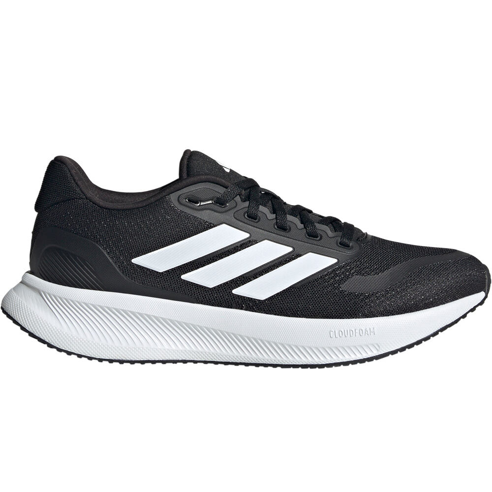 Runfalcon 5 wide zapatilla running mujer Negro (38 2/3)