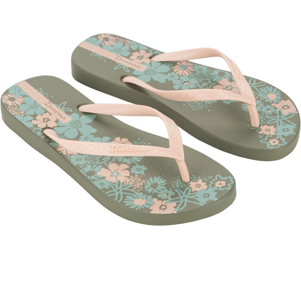 Classica happy xii chanclas mujer Verde (38)