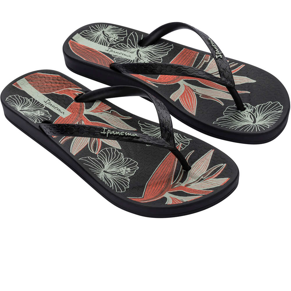 Anat temas xv chanclas mujer Negro (40)