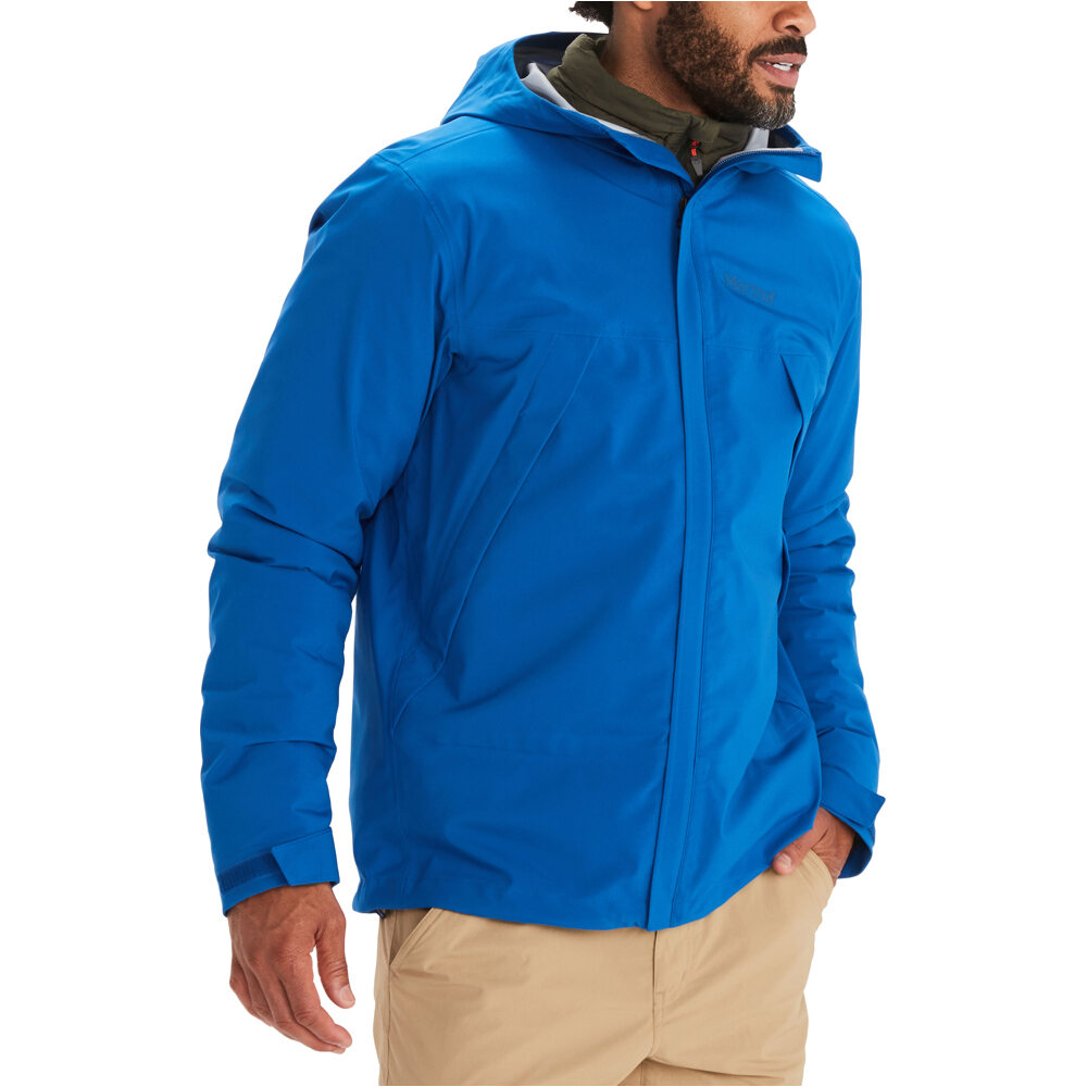 Precip eco pro chaqueta impermeable hombre Azul (L)