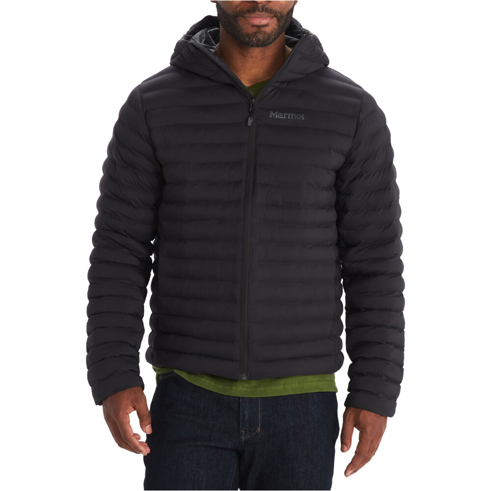 Echo featherless chaqueta outdoor hombre Negro (XL)