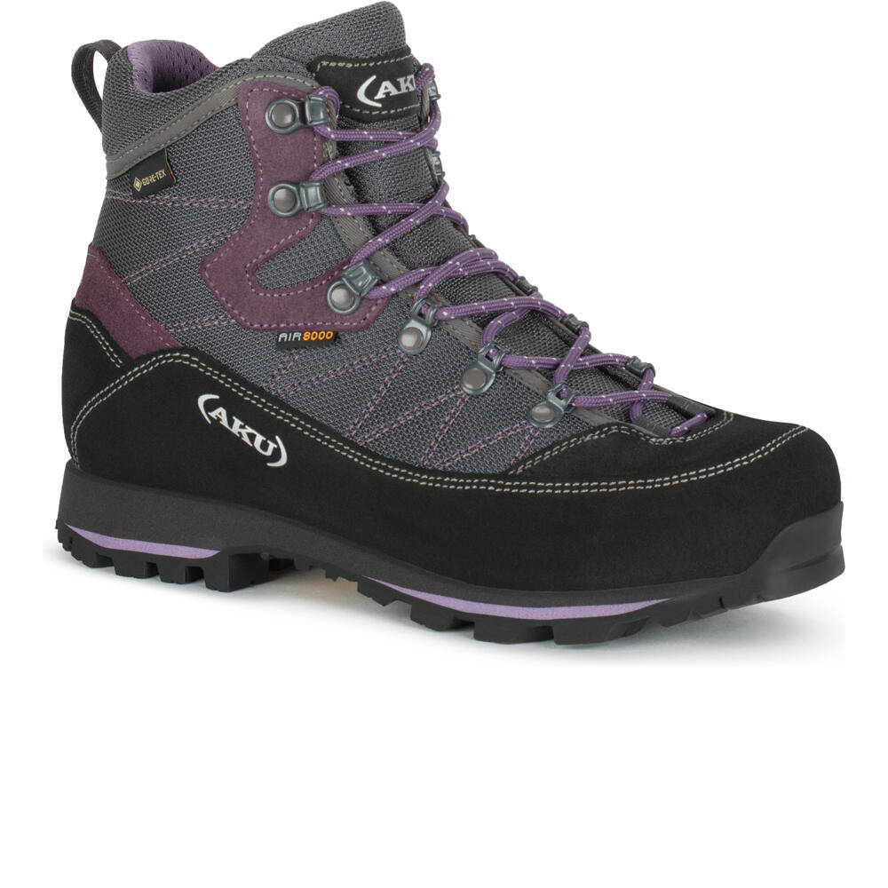 Trekker lite iii wide gore-tex bota montaña cuero mujer Gris (38)
