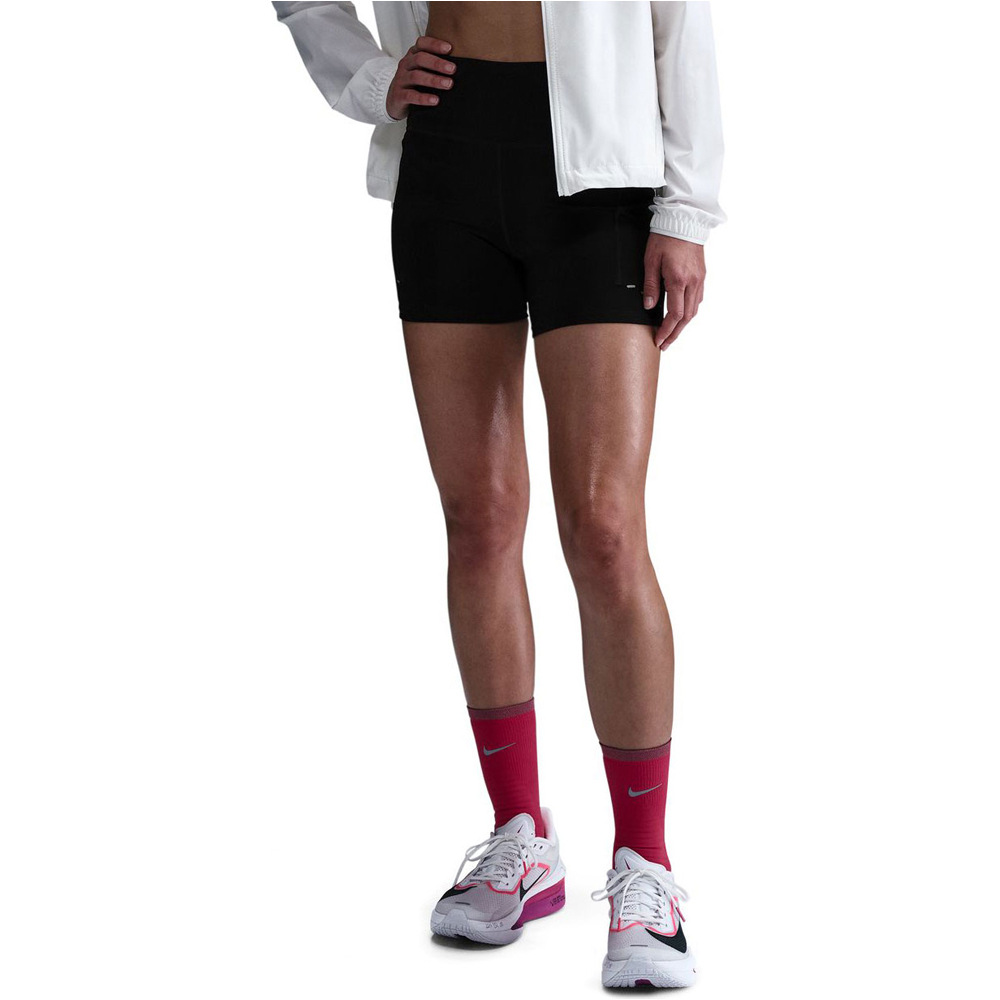 Dri-fit swift malla corta running mujer Negro (XS)