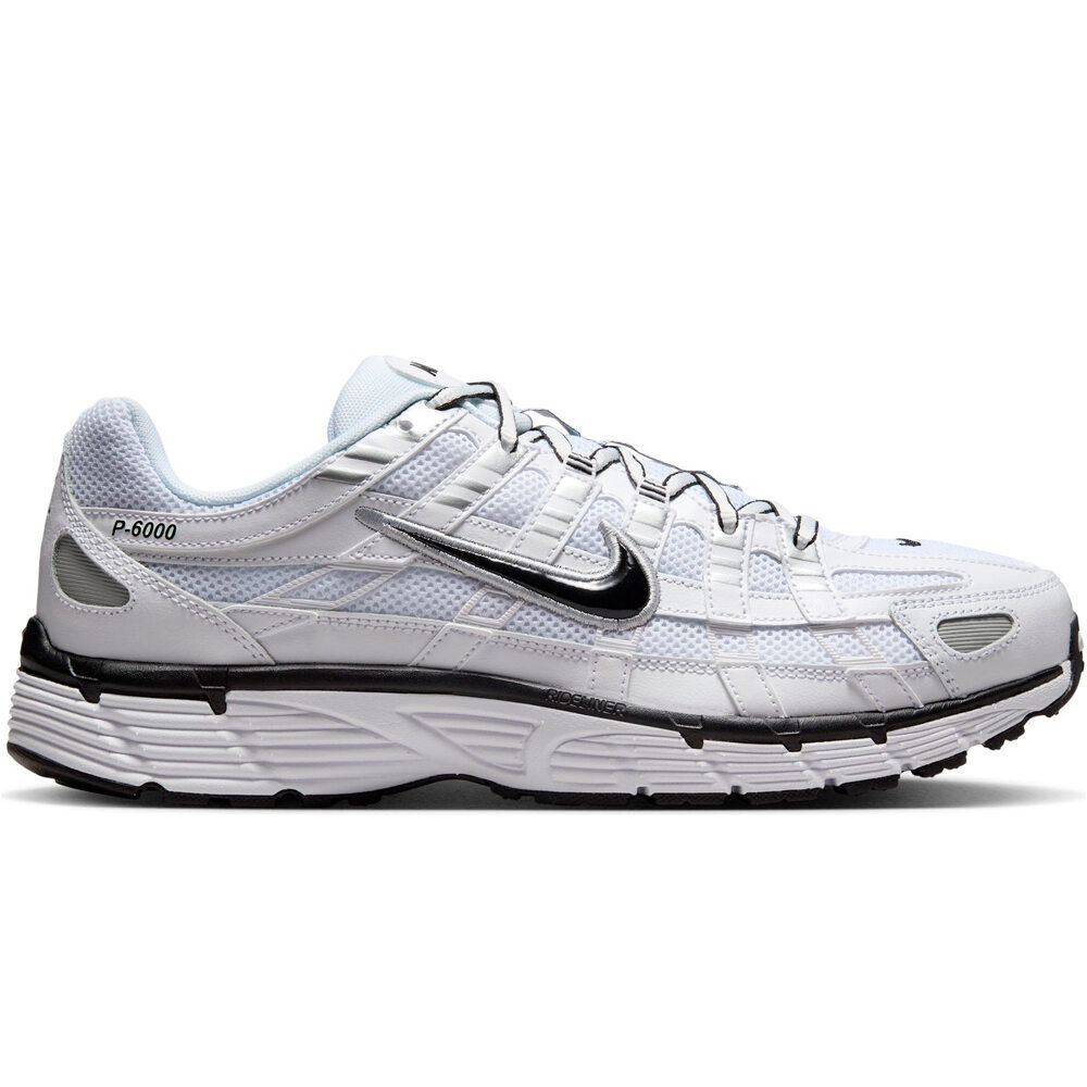 P-6000 zapatilla moda hombre Blanco (38,5)