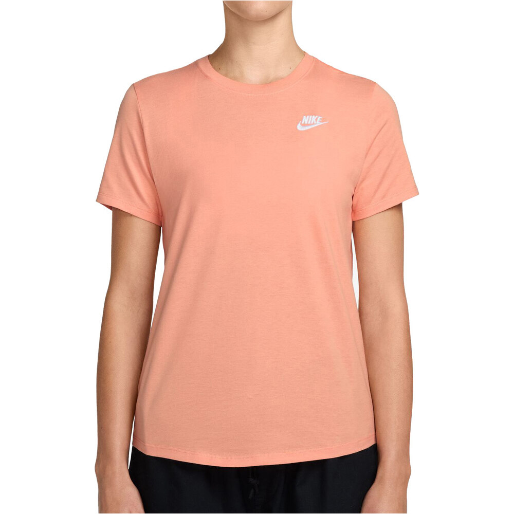 Sportswear club camiseta manga corta mujer Naranja (XS)